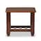 Baxton Studio Larissa Cherry Finished Brown Wood Living Room Occasional End Table 125-6894 - alternate 1